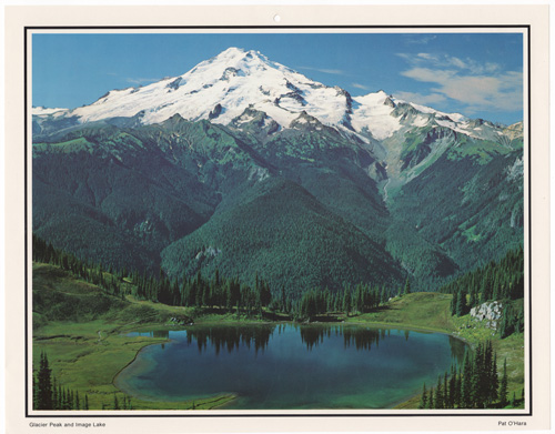 Glacier Peak and Image Lake, WA